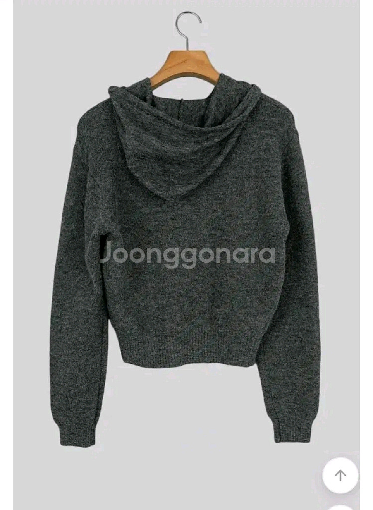 어텀 코이 후드 니트 - 블랙--4