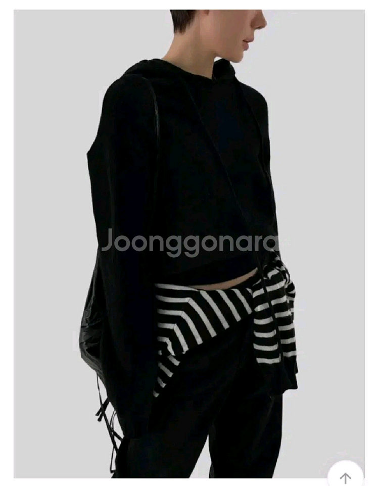 어텀 코이 후드 니트 - 블랙--1