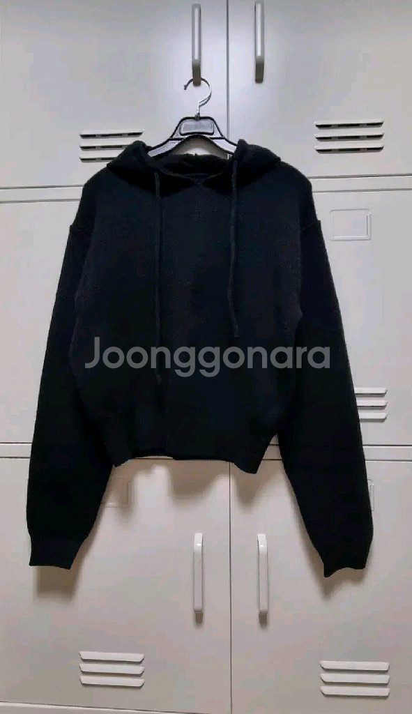 어텀 코이 후드 니트 - 블랙--8