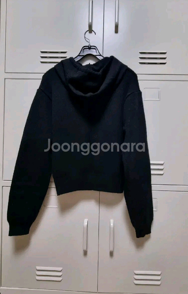 어텀 코이 후드 니트 - 블랙--9