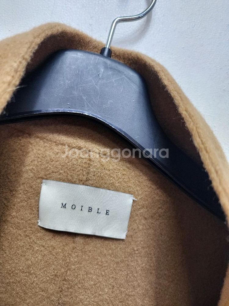 모이블레 울소재 롱 핸드메이드코트--8