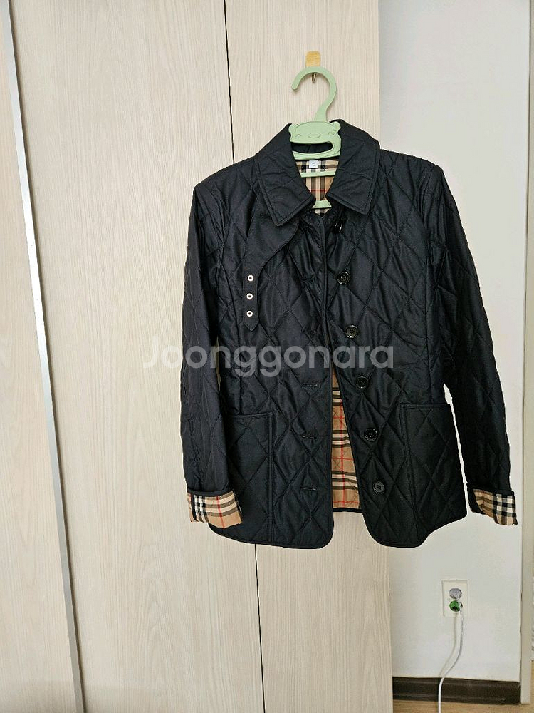 버버리 퀼팅 자켓 xs--0