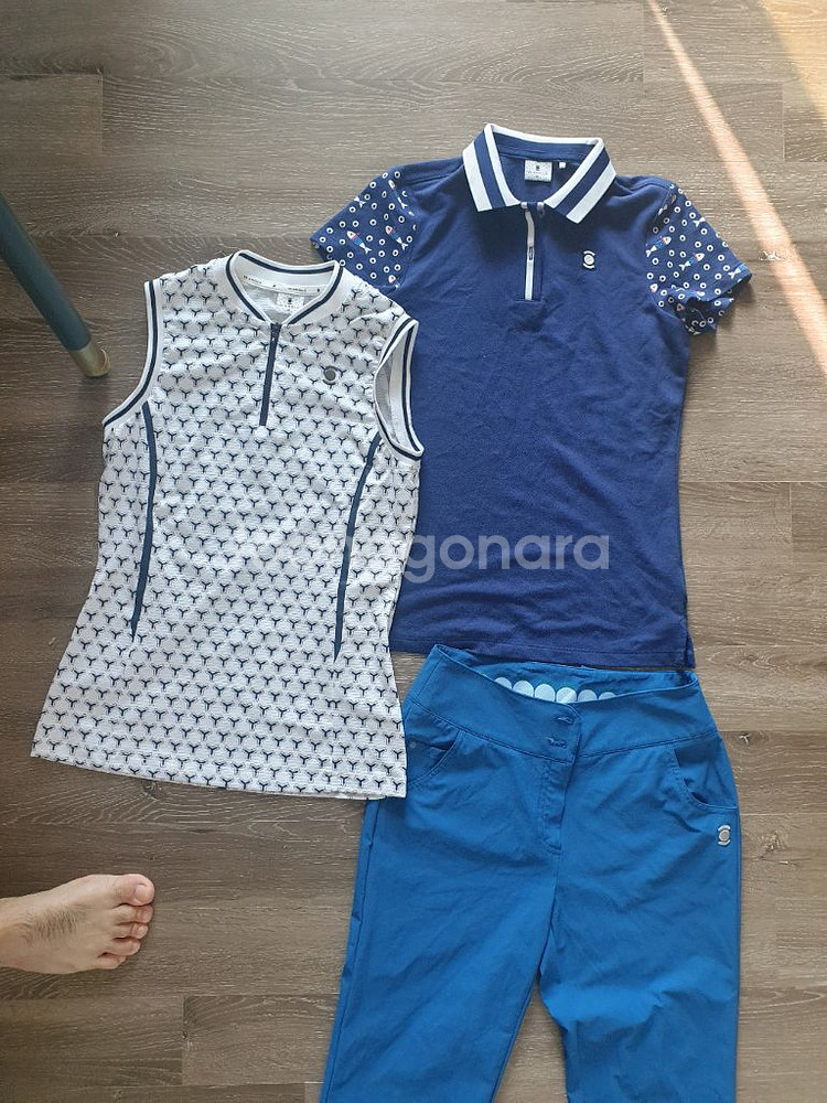 와이드앵글 여성 조끼 티 바지 호칭64,85--0