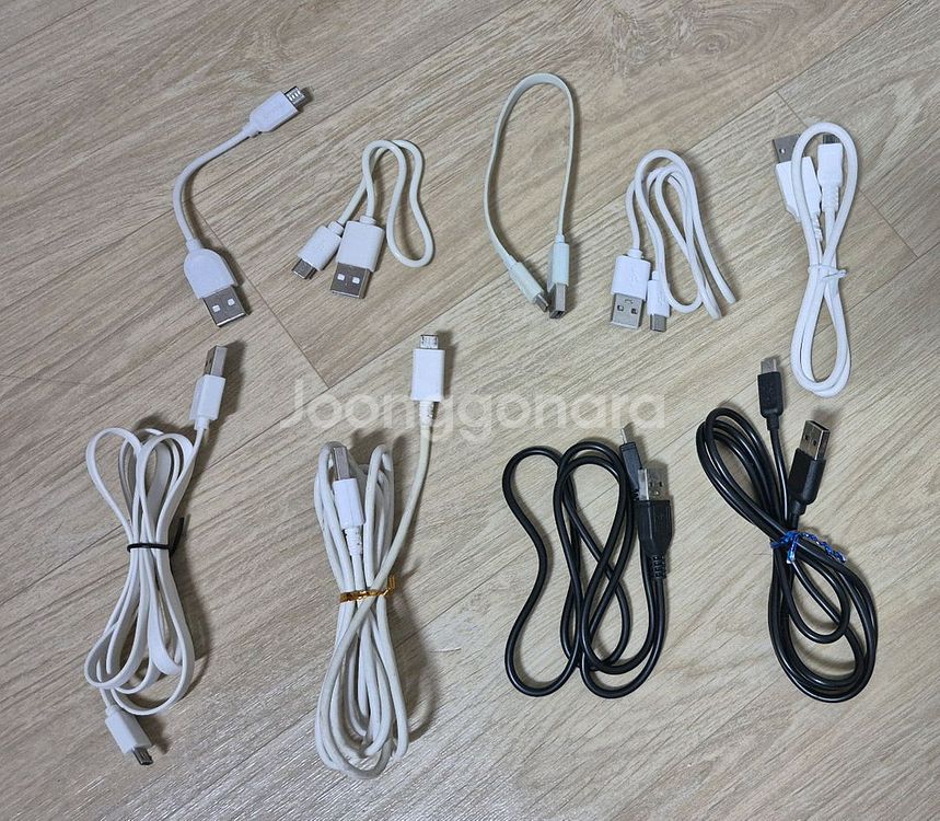 충전기, 8핀/5핀 케이블(가격 다름)--2
