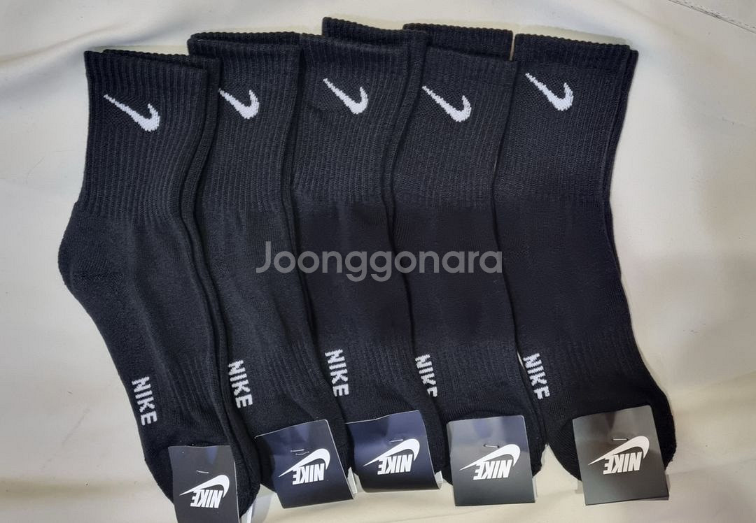 나이키 남성용 코튼 양말 5켤레 세트--4