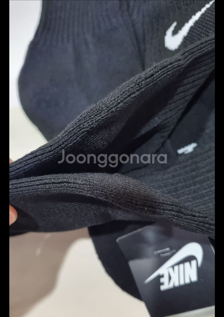 나이키 남성용 코튼 양말 5켤레 세트--3