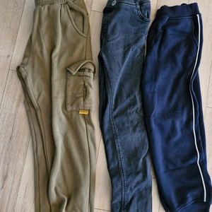 기모바지 140 150 사이즈 겨울바지 3벌