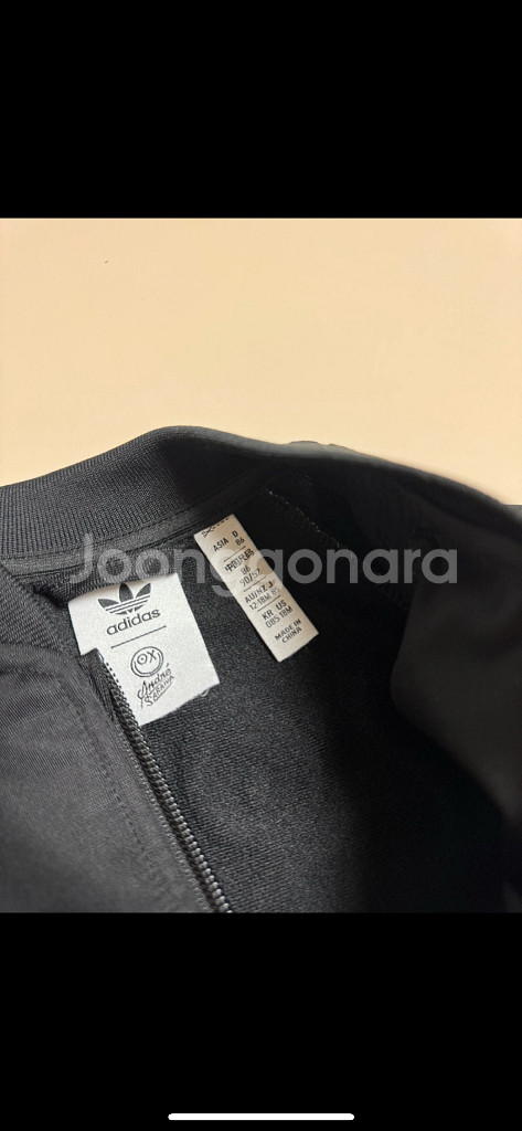 아디다스 트랙수트 블랙 85사이즈--2