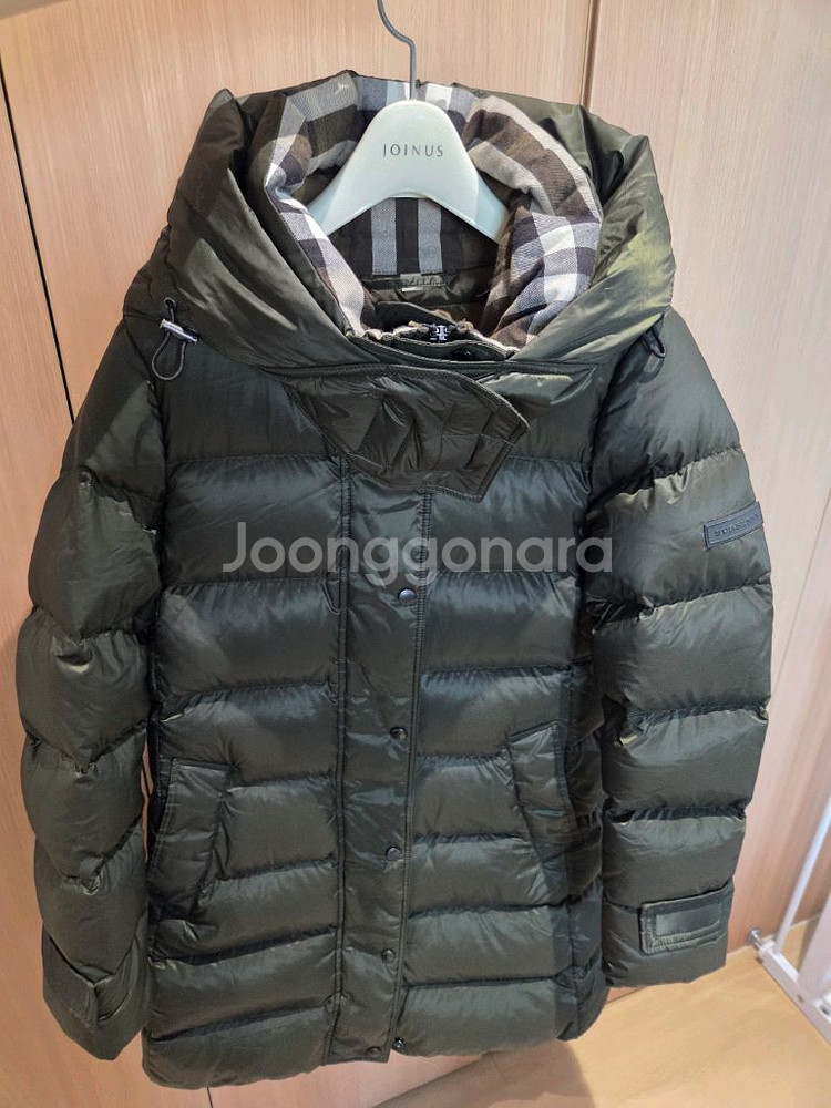 버버리 스트레팅햄 구스다운 후드패딩--0