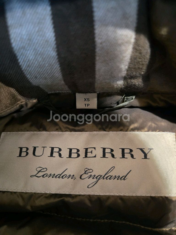 버버리 스트레팅햄 구스다운 후드패딩--4