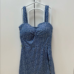 코랄리크 플라워 셔링 모노키니 수영복 L