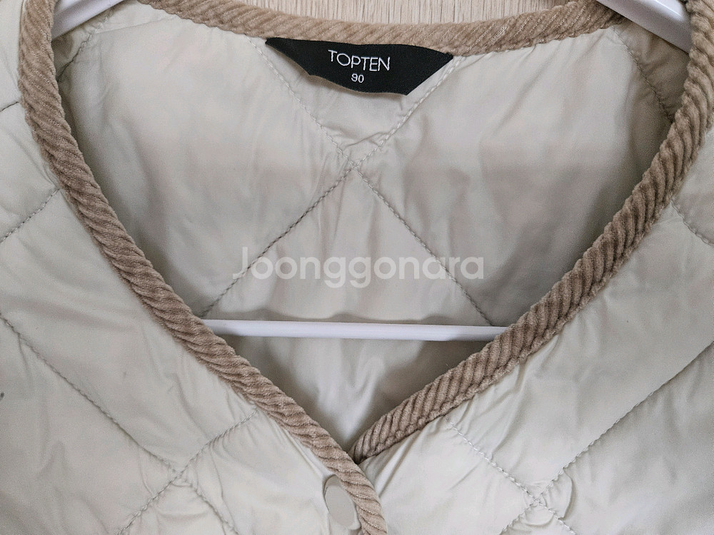 탑텐 밸런스 맨투맨과 패딩조끼--7