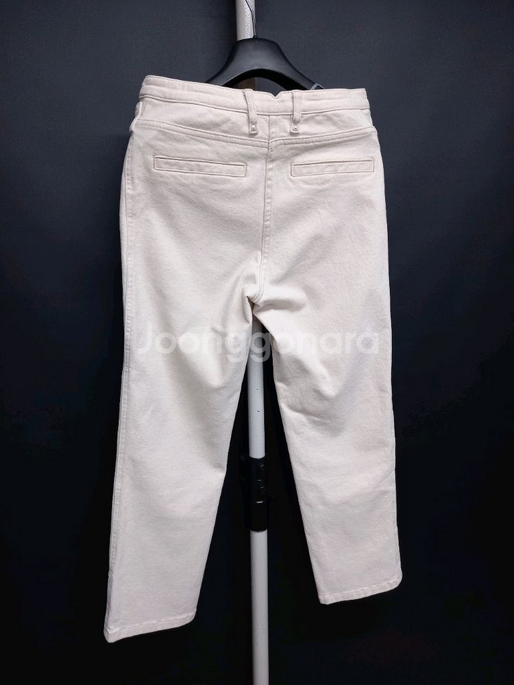 마인 춘추동 면 일자 8부 데님팬츠 33.44--4