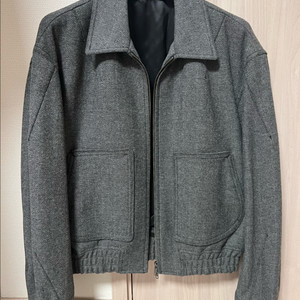 [46]엘무드 에펠 헤링본 블루종 자켓