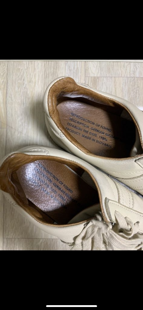 리프로덕션 오브 파운드 스니커즈 245 독일군 슈즈 이미지