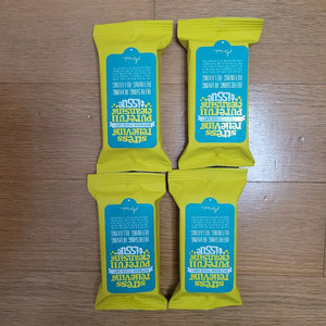 아리얼 스트레스 릴리빙 퓨어풀 클리징 티슈(15매)