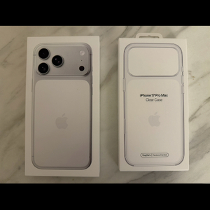 (자급제) 아이폰17프로맥스 256G 실버 정품케이스 판매