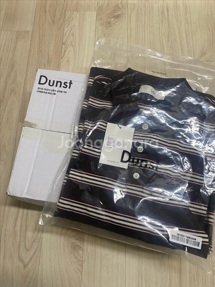 [던스트] 멀티 스트라이프 티셔츠 브라운 m--3