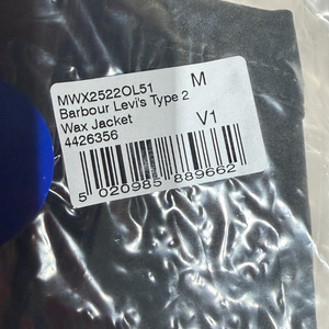 바버 리바이스 타입2 왁싱 자켓