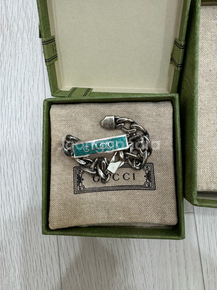 구찌 목걸이/팔찌/반지 set--1