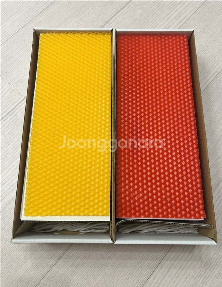 비즈왁스시트 여러박스있어요(밀랍시트 양초)--0