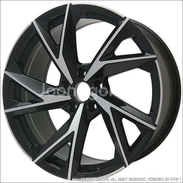19인치 아우디 A6 A7 st 블랙폴리쉬 신품휠 1대분 PCD112 8.5J +33--0