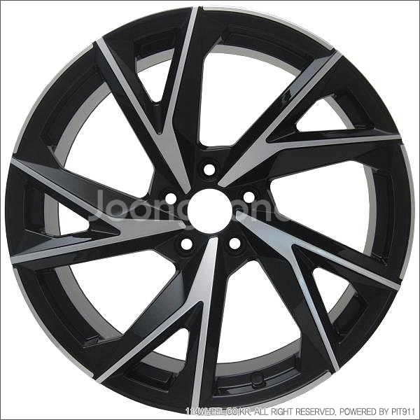 19인치 아우디 A6 A7 st 블랙폴리쉬 신품휠 1대분 PCD112 8.5J +33--3