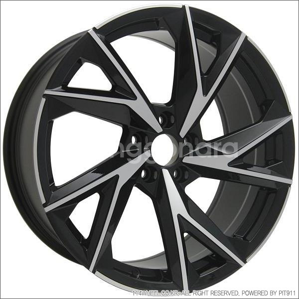 19인치 아우디 A6 A7 st 블랙폴리쉬 신품휠 1대분 PCD112 8.5J +33--1