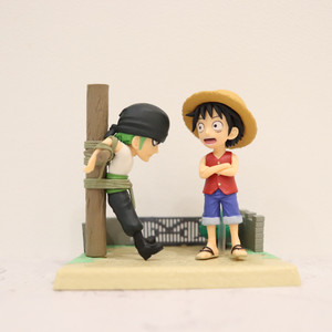 원피스 월드 콜렉터블 피규어 로그 스토리즈 루피 & 조로