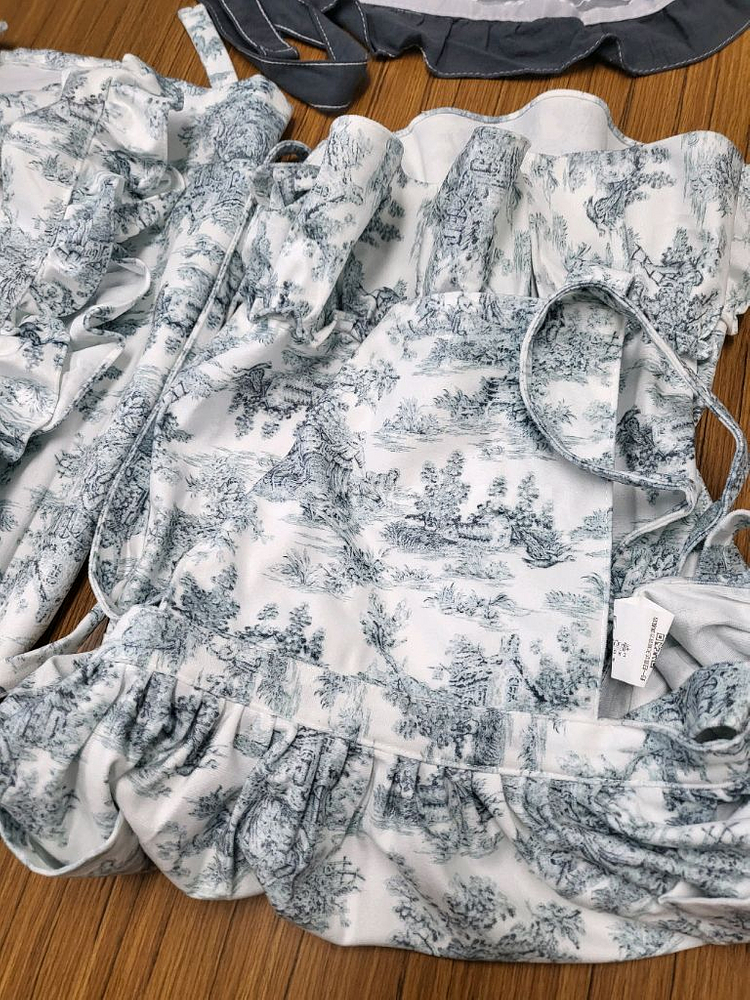 미사용)앞치마 3개 일괄--1