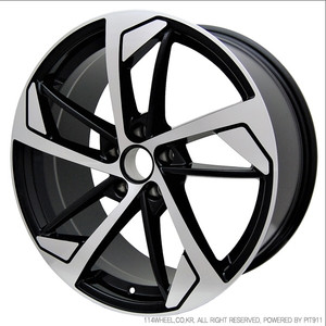 19인치 아우디 RS5 st 블랙폴리쉬 신품휠 1대분 PCD112 8.5J +25