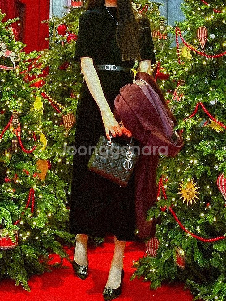 고급 벨벳 반팔 롱원피스 롱드레스 블랙--1