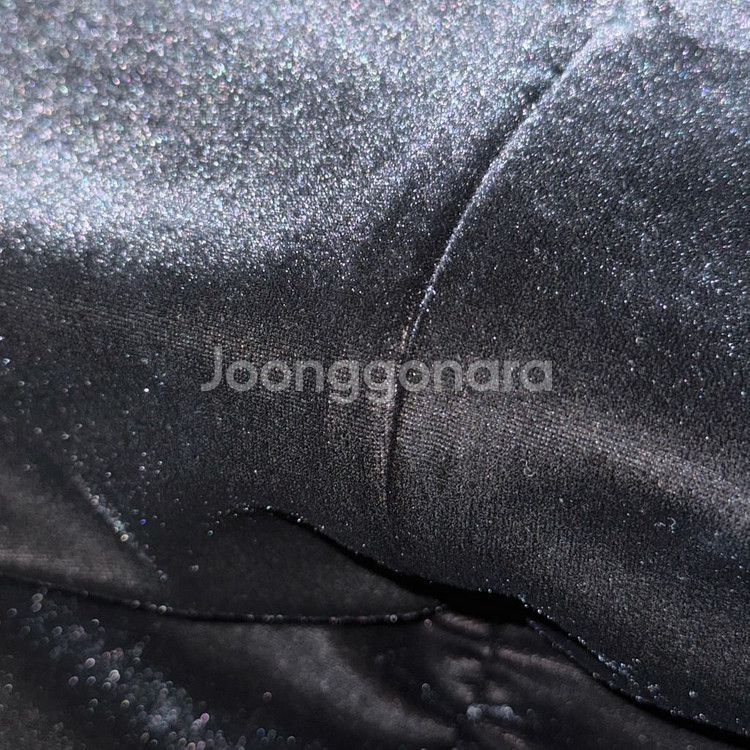 고급 벨벳 반팔 롱원피스 롱드레스 블랙--7