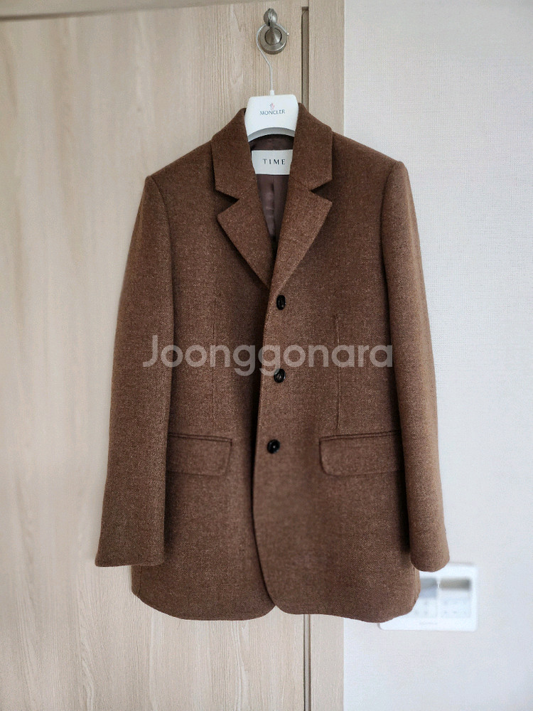 한섬 타임 울 핸드메이드 자켓--4