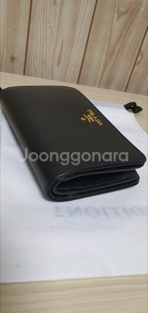 프라다 사피아노 반지갑 정품S급(감정O)루이비통구찌디올--5