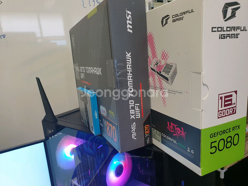 9800X3D 게이밍 pc 본체 + 모니터 추가가능--4