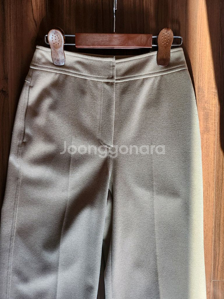 시에 스티치 와이드 트라우저 슬랙스 베이지 S--14