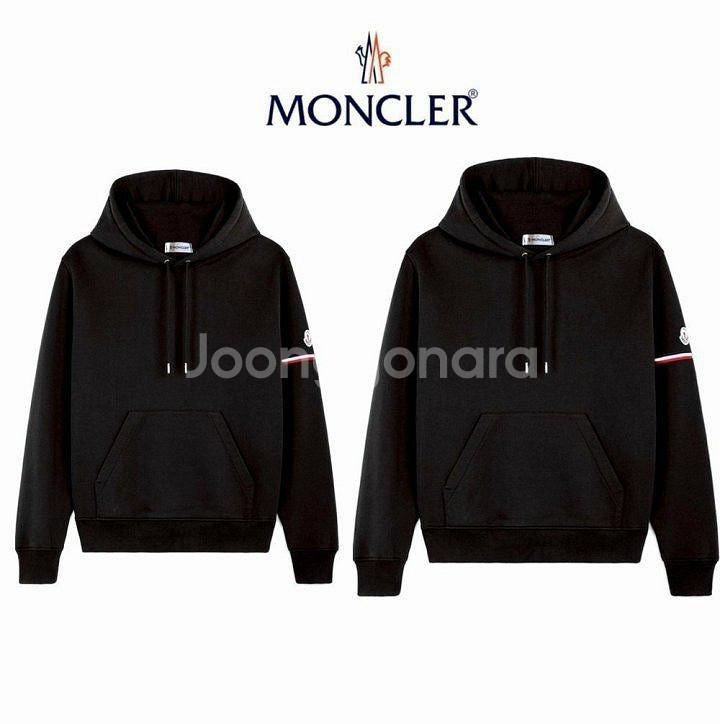 몽클레어 암밴딩 후드티--0