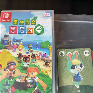 닌텐도 스위치 동물의 숲 + 아미보카드