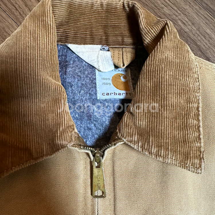 오리지널 80s 빈티지 칼하트 디트로이트 자켓 100주년--5