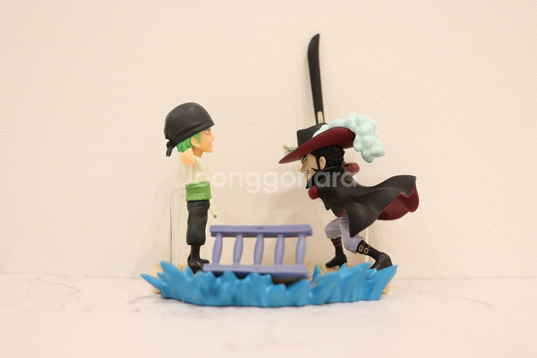 원피스 월드 콜렉터블 피규어 로그 스토리즈 조로 & 미호크--5