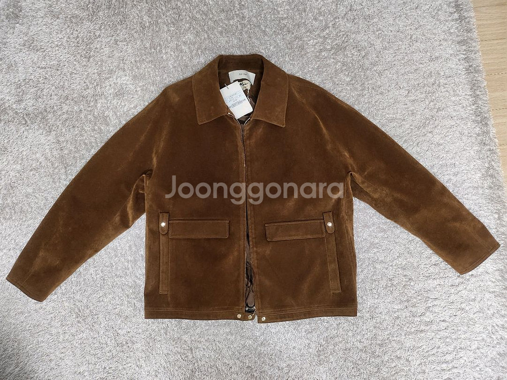 한섬 sjsj 스웨이드 하프자켓--7