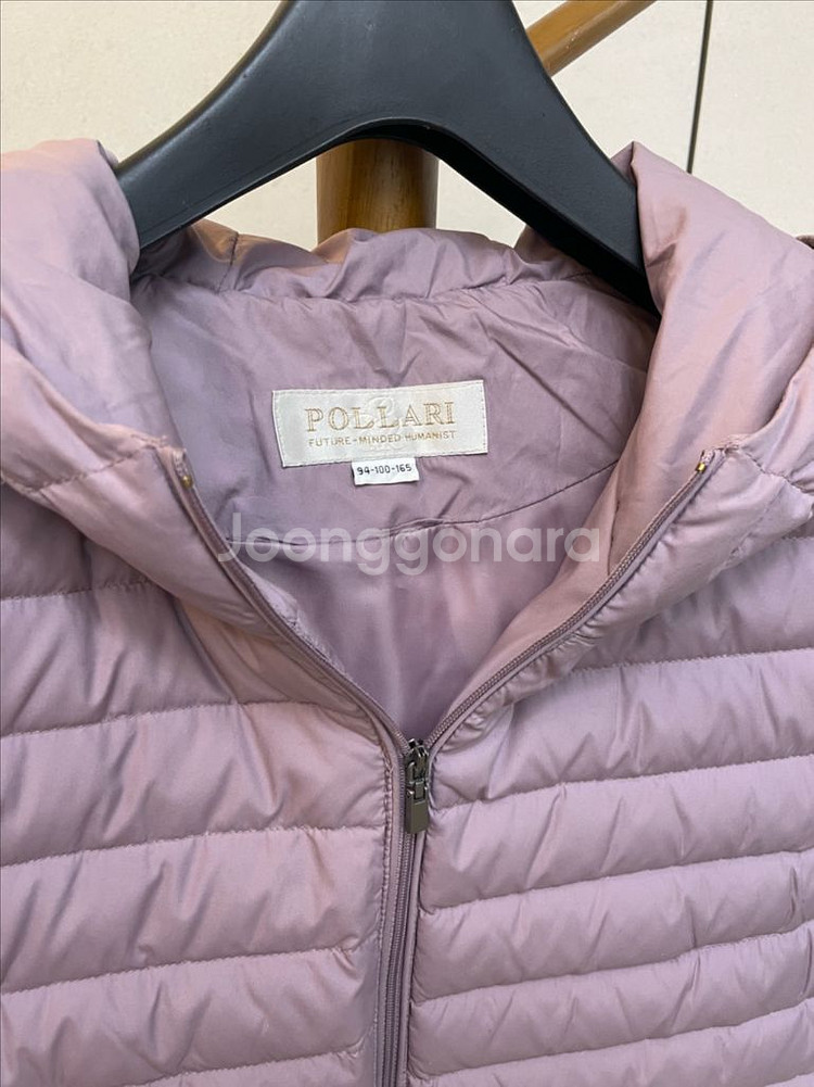 폴라리 여성 후드 패딩 조끼--2