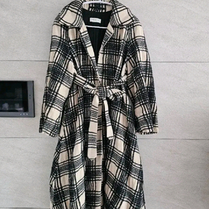 드리스반노튼 Dries Van Noten 체크 롱 코트 M