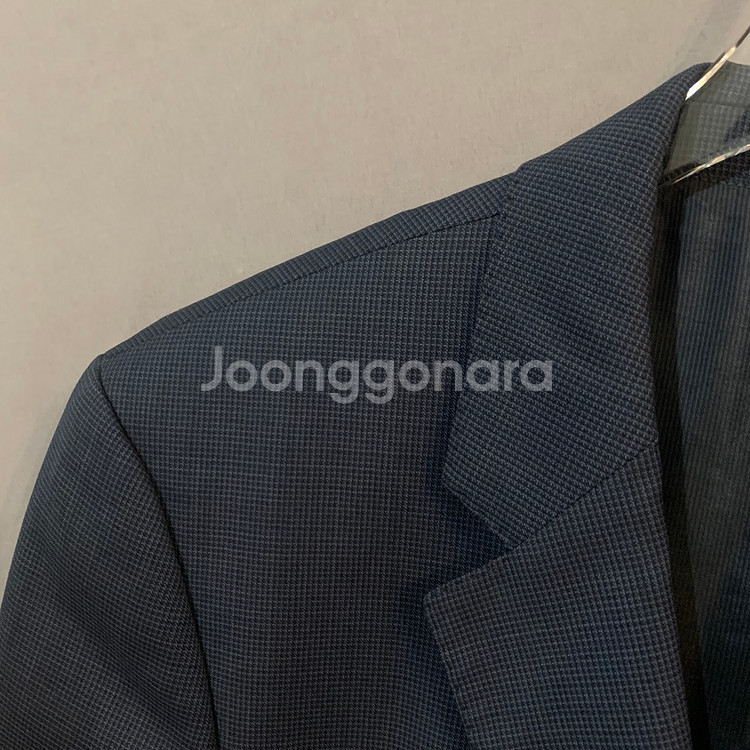 48 L 휴고 보스 체크 블레이저 정장 자켓--3