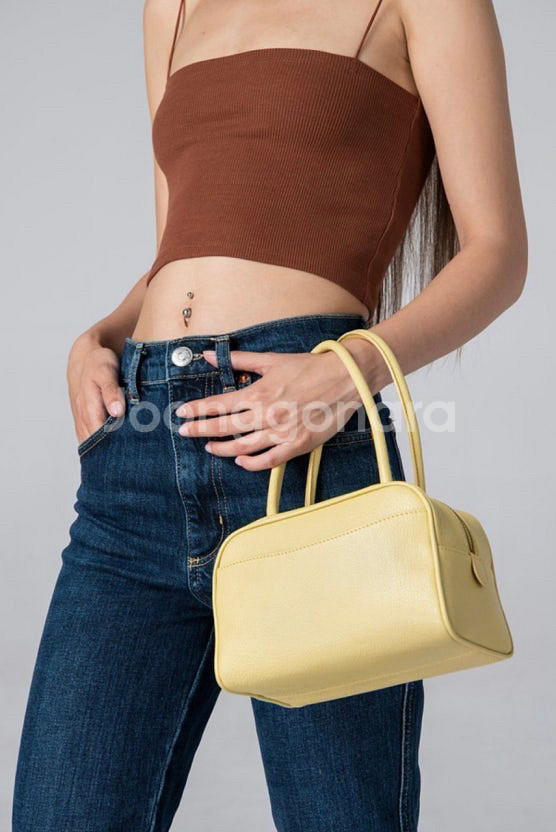 바이파 byfar 마틴백 토트백 레몬 바닐라--2