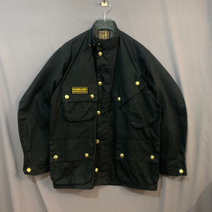 XL BARBOUR 바버 인터네셔널 블랙 왁스 자켓