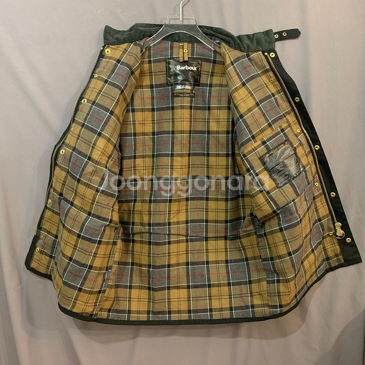 XL BARBOUR 바버 인터네셔널 블랙 왁스 자켓--1