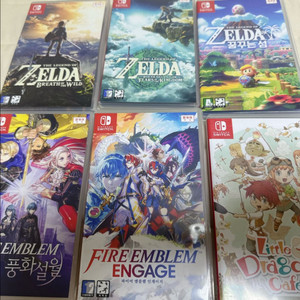 닌텐도 스위치 타이틀 일괄 젤다 야숨 풍화설월 인게이지 꿈섬 등
