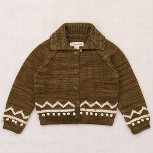 미샤앤퍼프 지그재그 가디건 4y